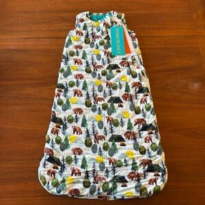 Posh Peanut Zippered Gown Sleep Sack Bag, Bears Camping, 6-18 months, 2.5 Tog